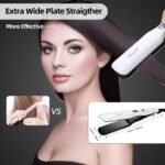 Fast Heat Tourmaline Ceramic Flat Iron with LCD Display - Adjustable Temperature Hair Straightener - Image 5