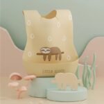 Waterproof Baby Bib with Food Catcher Pocket - Image 7