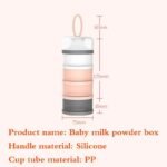 Stackable Baby Milk Powder & Food Storage Dispenser with 4 Compartments - Image 5