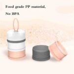 Stackable Baby Milk Powder & Food Storage Dispenser with 4 Compartments - Image 4