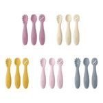 Silicone Baby Learning Spoon Set (3PCS) - Image 7