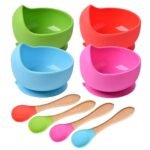 Silicone Baby Feeding Bowl & Spoon Set - Waterproof, Non-Slip, BPA-Free - Image 3