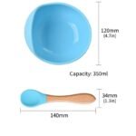 Silicone Baby Feeding Bowl & Spoon Set - Waterproof, Non-Slip, BPA-Free - Image 7