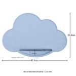 Cloud-Shaped Silicone Baby Placemat: Non-Slip, BPA-Free Feeding Mat for Toddlers - Image 5