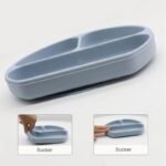 Safe & Easy Baby Feeding Set - Silicone Suction Bowl, Plate, Bibs, Utensils & Cup - Image 5