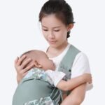 One-Shoulder Newborn Baby Wrap Sling Carrier - Image 4