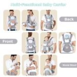 Ergonomic 6-in-1 Baby Carrier with Detachable Waist Stool - Image 6