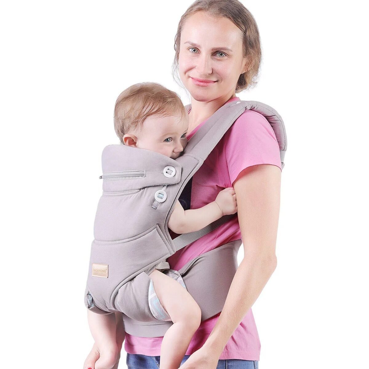 Versatile 5-in-1 Baby Carrier Sling | Ergonomic All-Position Backpack for Infants & Toddlers (7-35 lbs) - Image 3