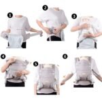 Versatile 5-in-1 Baby Carrier Sling | Ergonomic All-Position Backpack for Infants & Toddlers (7-35 lbs) - Image 4
