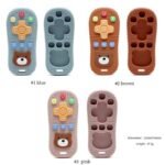 Remote Control Bear-Shaped Baby Silicone Teething Toy - Image 3