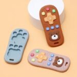 Remote Control Bear-Shaped Baby Silicone Teething Toy - Image 4