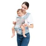 Multi-Position Ergonomic Baby Carrier with Hipseat for Newborn to Toddler - Image 3