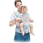 Multi-Position Ergonomic Baby Carrier with Hipseat for Newborn to Toddler - Image 2
