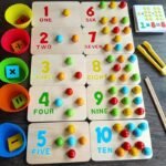 Montessori Brain-Boosting Bead Clip & Math Puzzle Board for Kids - Image 4