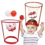 Head Hoop Basketball Catch Game - Indoor & Outdoor Fun with 20 Balls - Image 2