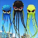 Majestic 8m Multicolor Octopus Kite - Large, Easy-to-Fly, Durable Nylon Outdoor Kite for Adults and Teens - Image 2