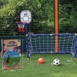 Kids Dual Sports Basketball and Soccer Set - All-in-One Outdoor Playset for Children - Image 4