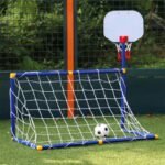 Kids Dual Sports Basketball and Soccer Set - All-in-One Outdoor Playset for Children - Image 5