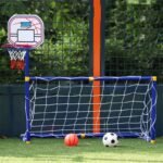 Kids Dual Sports Basketball and Soccer Set - All-in-One Outdoor Playset for Children - Image 2