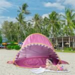 UV-Proof Kids' Beach Tent with Built-in Pool - Image 2