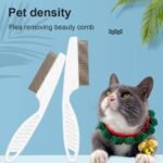 Ultimate Pet Shedding & Flea Comb - Stainless Steel Grooming Tool for Dogs and Cats - Image 2
