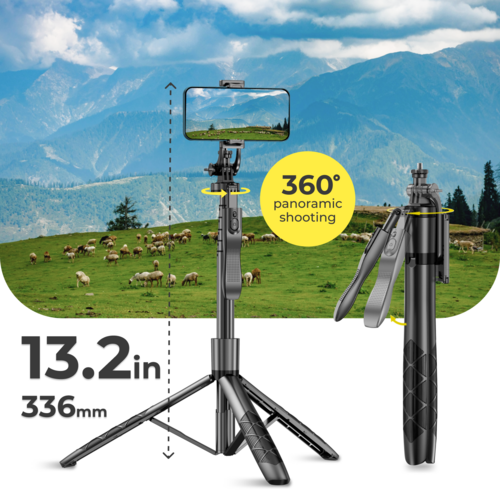 data-27.png Phone tripod 62 inch selfie stick for cell phone with remote - Image 5