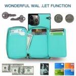 Zipper Wallet Case with Adjustable Crossbody Strap for iphone - Image 7