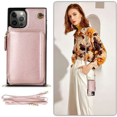 product-image-1843833160.jpg Zipper Wallet Case with Adjustable Crossbody Strap for iphone - Image 5